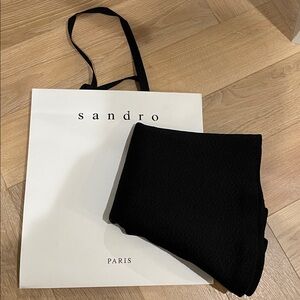 Sandro Paris Black Skirt Size 2 Like New